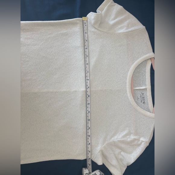 J.Crew Navy and Cream Striped Linen Vest and t- shirt - Picture 4 of 5